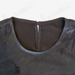 Vintage Silk Vest - 「玄墨梅翎」古董真絲斜裁馬甲