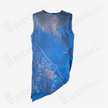 Vintage Silk Vest - 「靛羽繁芳」古董真絲斜裁馬甲