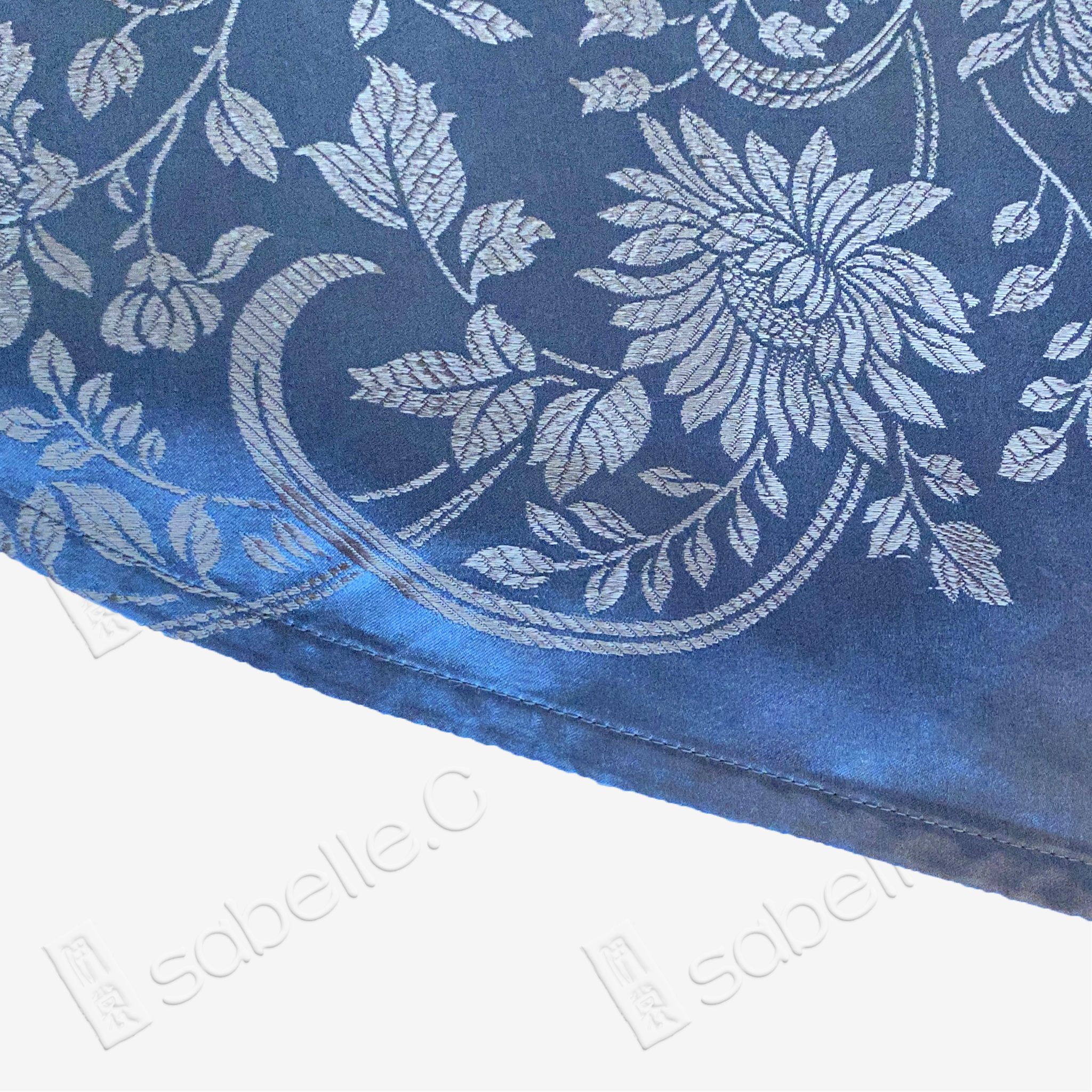 Vintage Silk Vest - 「靛羽繁芳」古董真絲斜裁馬甲