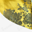 Vintage Silk Vest - 「金庭艷芍」古董真絲斜裁馬甲