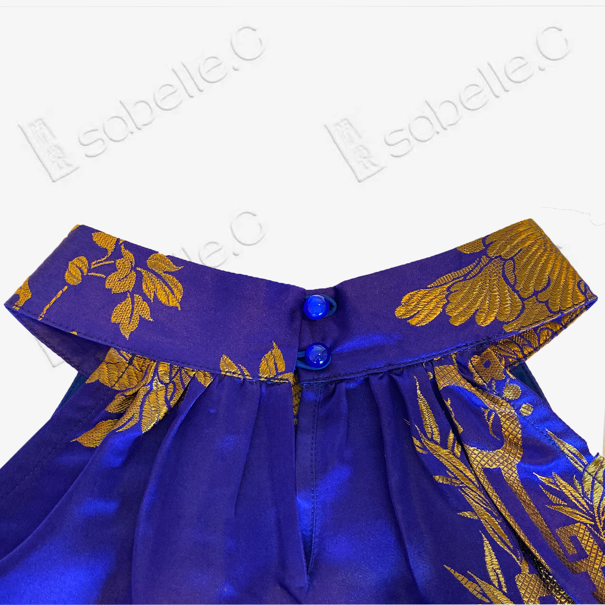 Vintage Silk Halter Top - 「金庭錦闌」古董真絲掛脖上衣