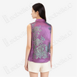 Vintage Silk‑Satin Stand‑Collar Sleeveless Top - 古董真絲老緞無袖上衣