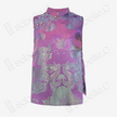 Vintage Silk‑Satin Stand‑Collar Sleeveless Top - 古董真絲老緞無袖上衣