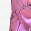 Vintage Silk‑Satin Bird‑Floral Top - 古董真絲老緞娃娃衫