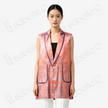 Vintage Silk‑Satin Sleeveless Waistcoat - 古董真絲老緞無袖馬甲外套