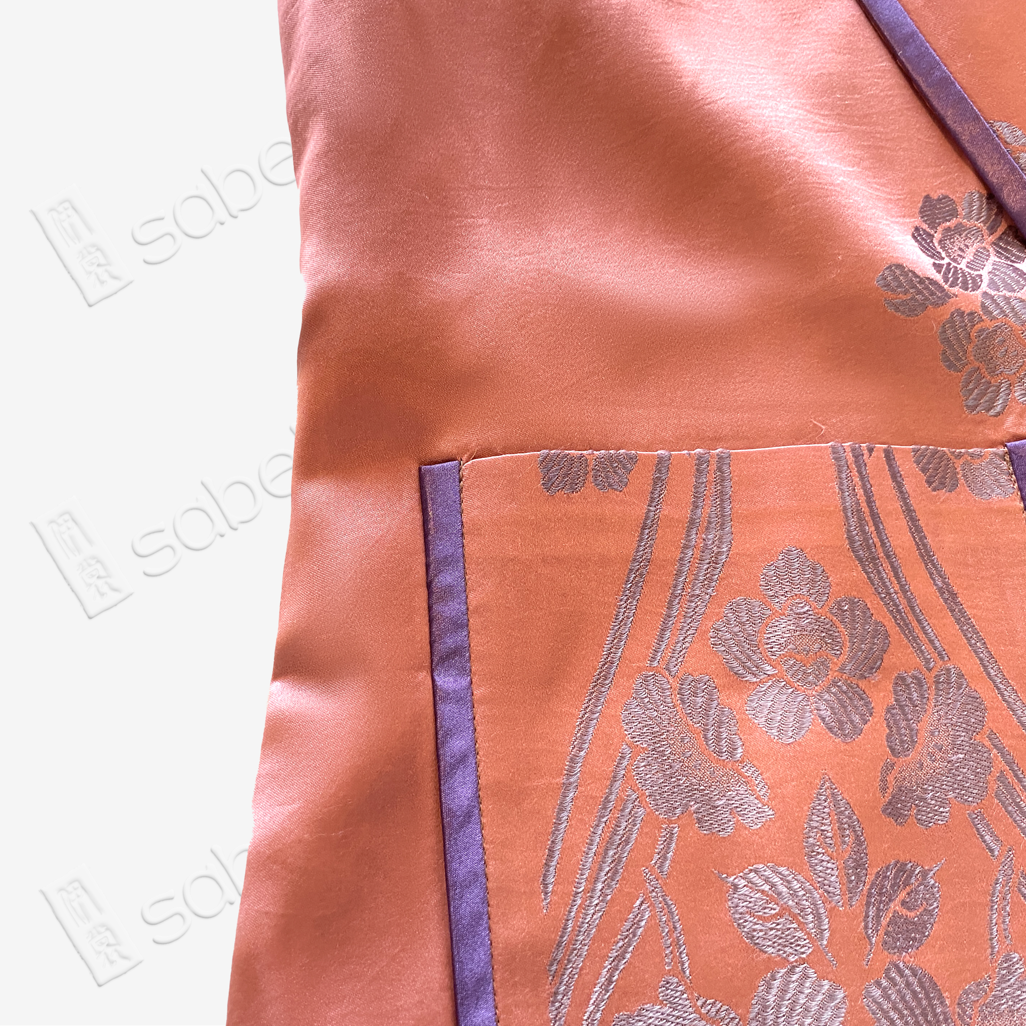 Vintage Silk‑Satin Sleeveless Waistcoat - 古董真絲老緞無袖馬甲外套