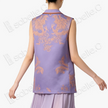 Vintage Silk‑Satin Sleeveless Waistcoat - 古董真絲老緞無袖馬甲外套