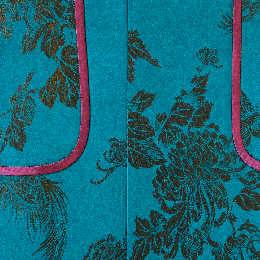 Vintage Silk‑Satin Sleeveless Waistcoat - 古董真絲老緞無袖馬甲外套