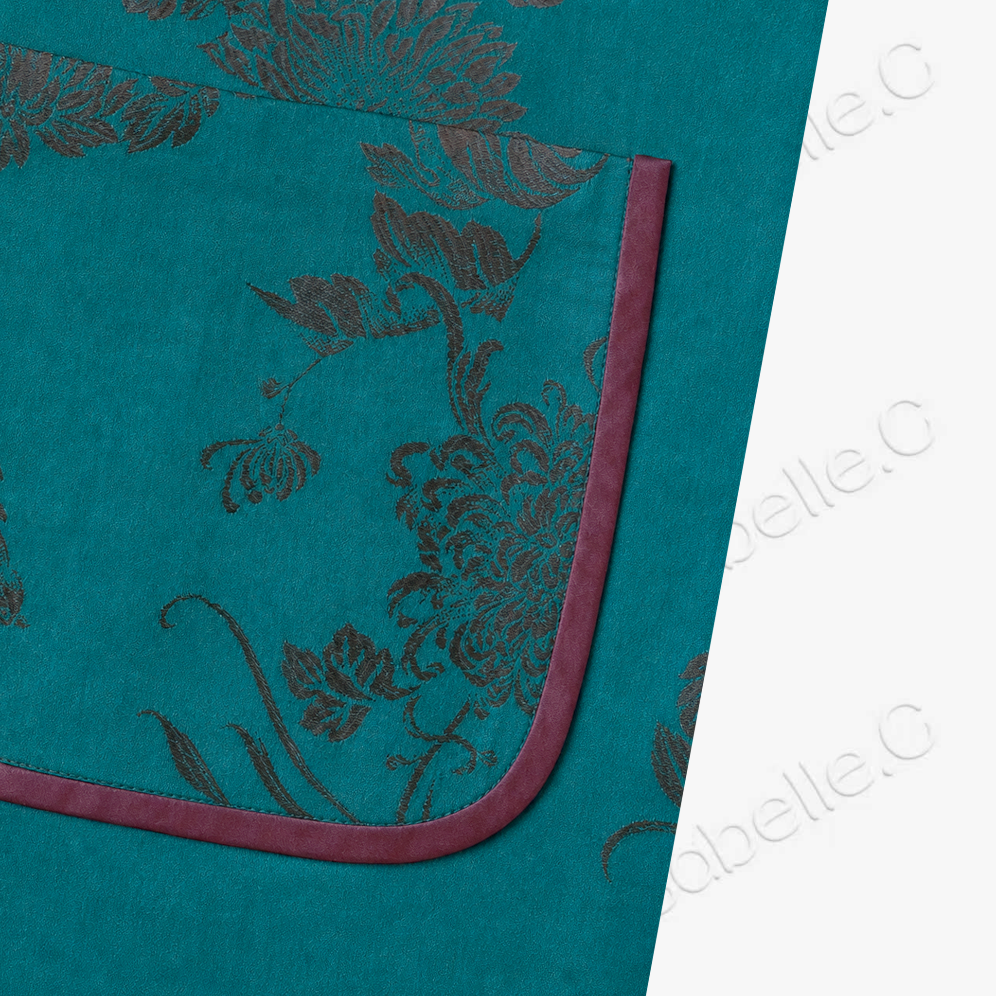 Vintage Silk‑Satin Sleeveless Waistcoat - 古董真絲老緞無袖馬甲外套