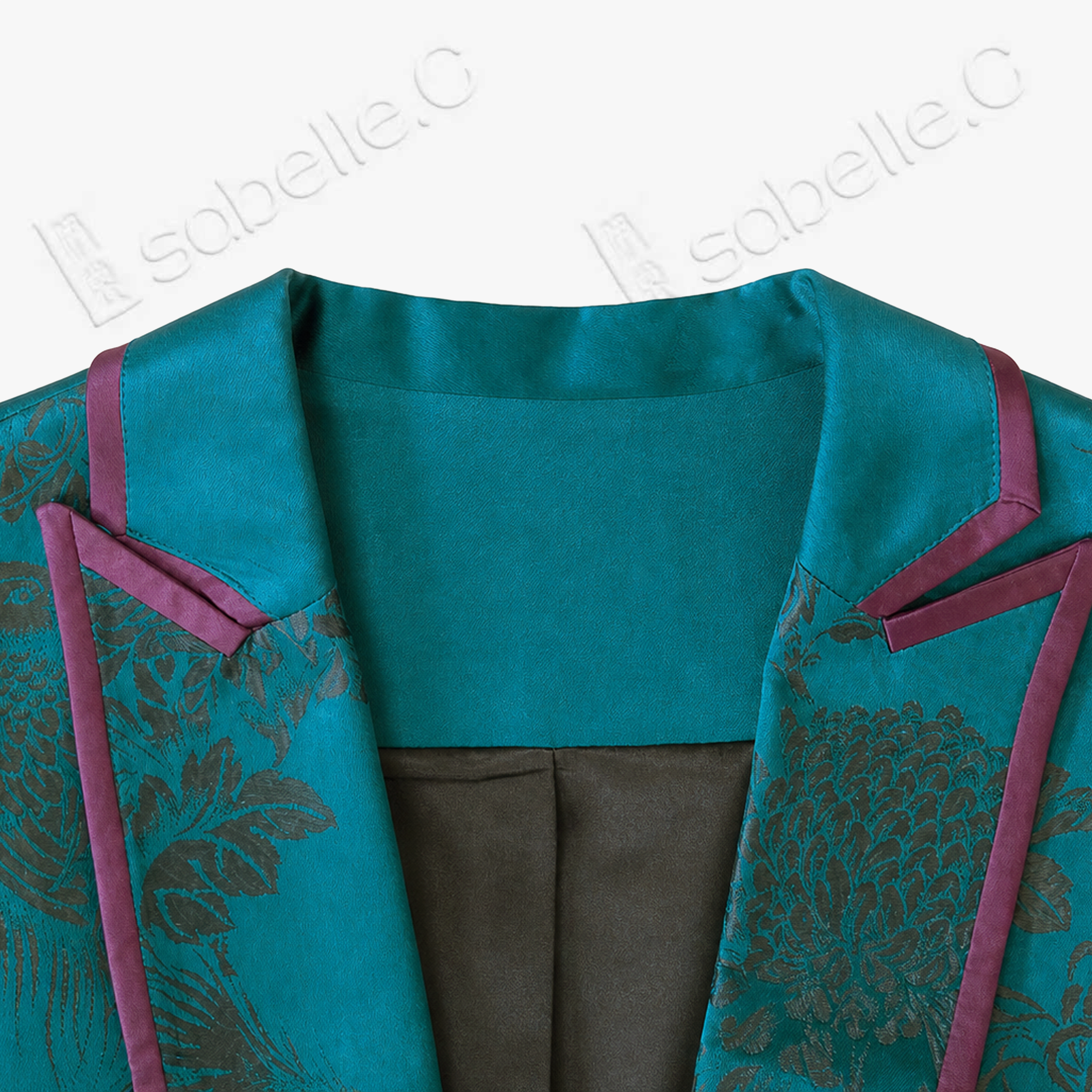 Vintage Silk‑Satin Sleeveless Waistcoat - 古董真絲老緞無袖馬甲外套