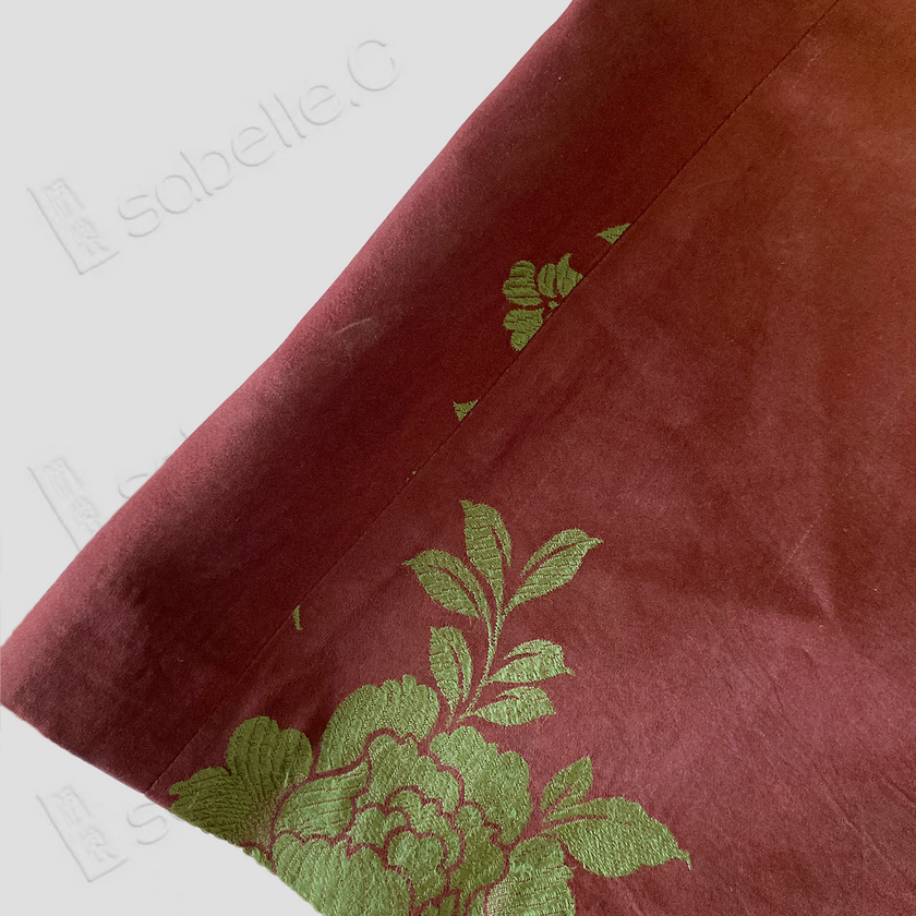 Vintage Silk‑Satin Sleeveless Waistcoat - 古董真絲老緞無袖馬甲外套
