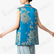 Vintage Silk‑Satin Sleeveless Waistcoat - 古董真絲老緞無袖馬甲外套