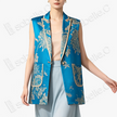 Vintage Silk‑Satin Sleeveless Waistcoat - 古董真絲老緞無袖馬甲外套