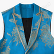 Vintage Silk‑Satin Sleeveless Waistcoat - 古董真絲老緞無袖馬甲外套