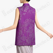Vintage Silk‑Satin Sleeveless Waistcoat - 古董真絲老緞無袖馬甲外套