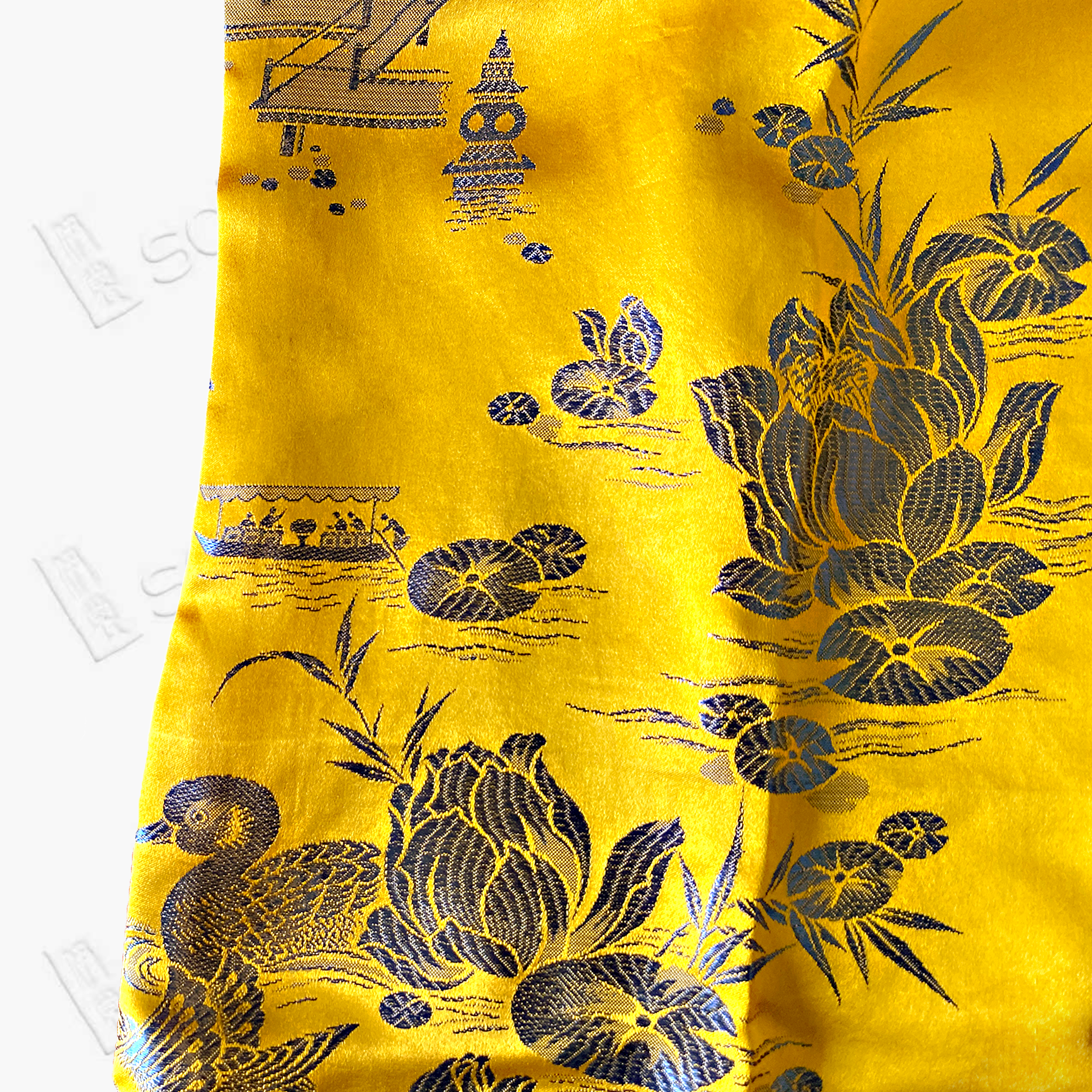 Vintage Silk Halter Top - 「金綺鳳翎」古董真絲掛脖上衣
