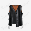 Gambiered Canton Silk Vest - 香雲紗馬甲
