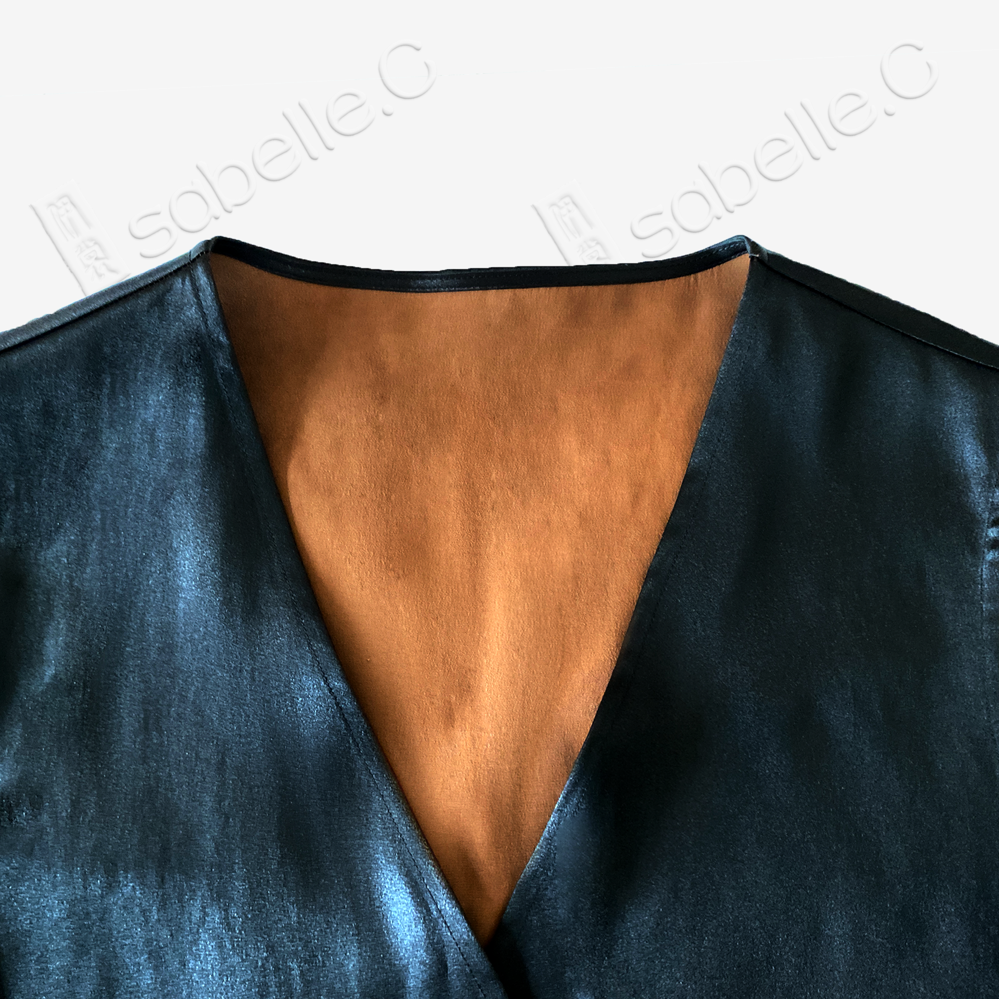 Gambiered Canton Silk Vest - 香雲紗馬甲