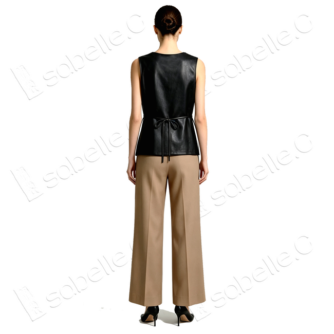 Gambiered Canton Silk Vest - 香雲紗馬甲