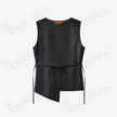 Gambiered Canton Silk Vest - 香雲紗馬甲