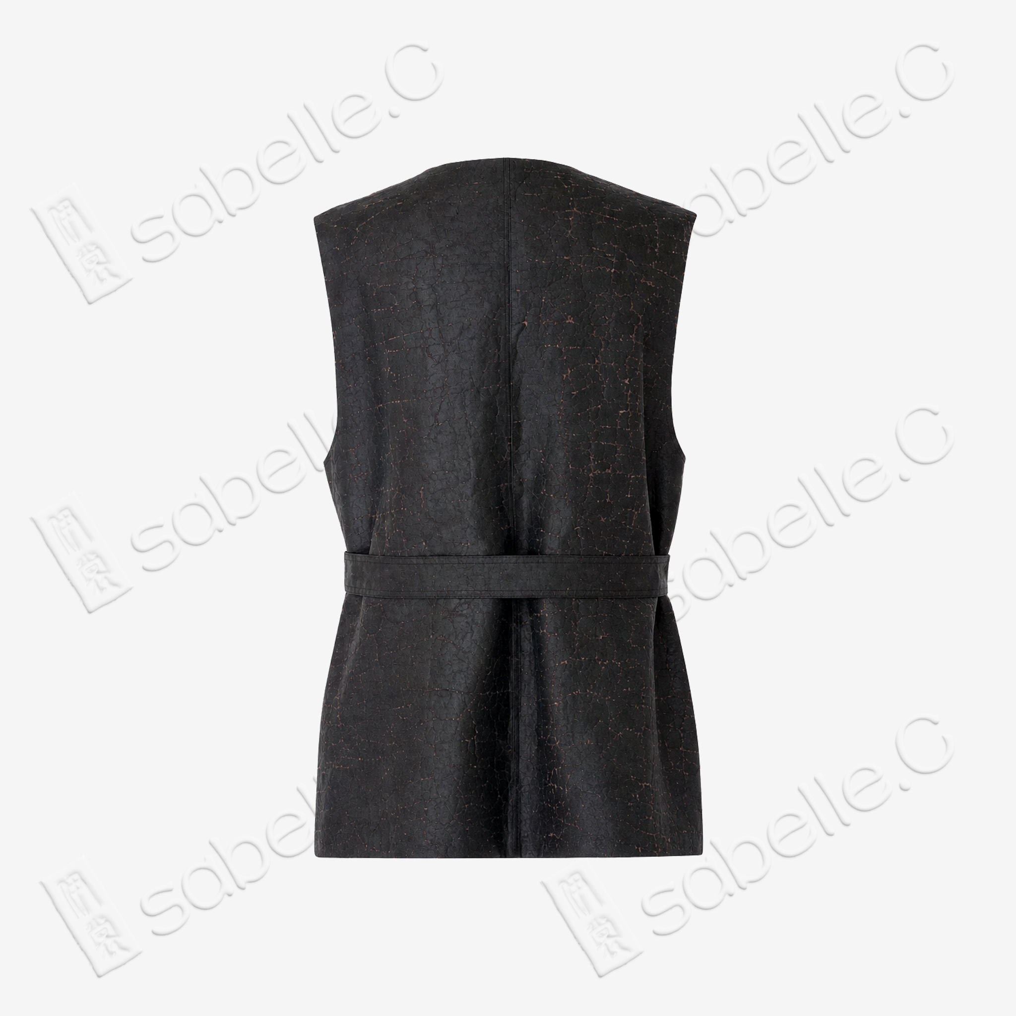 Gambiered Canton Silk Vest - 香雲紗馬甲