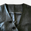 Gambiered Canton Silk Vest - 香雲紗馬甲