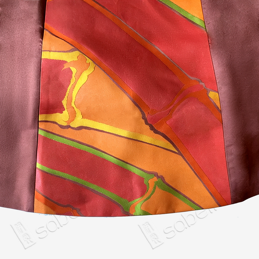 Kesi‑Silk Colour‑Block Sleeveless Top - 緙絲拼接無袖上衣