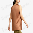 Kesi‑Silk Colour‑Block Sleeveless Top - 緙絲拼接無袖上衣