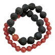 【CRIMSON FLAME】 eritage Citrus Bracelet (Double Wrap) - 赤焰雙圈 | 胎柑红玛瑙手串