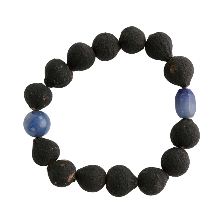 【SEA POEM】Heritage Citrus & Blue Opal Bracelet - 海子單圈 | 非遺胎柑手串