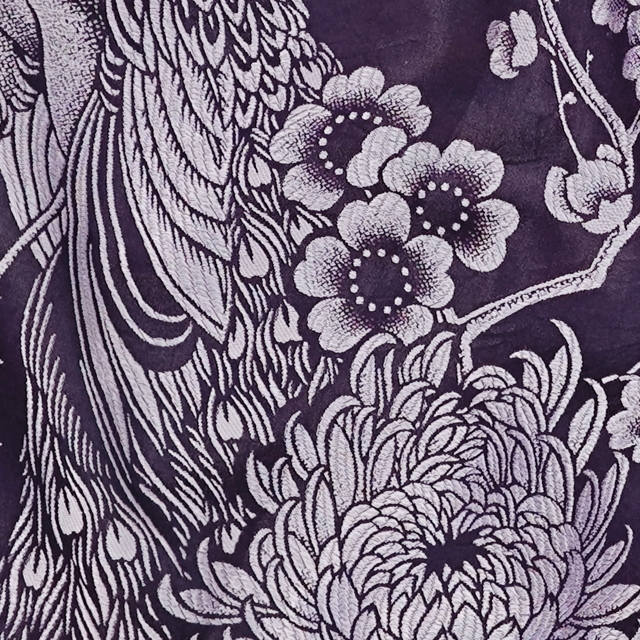 Vintage Silk Jacquard Sleeveless Vest Set