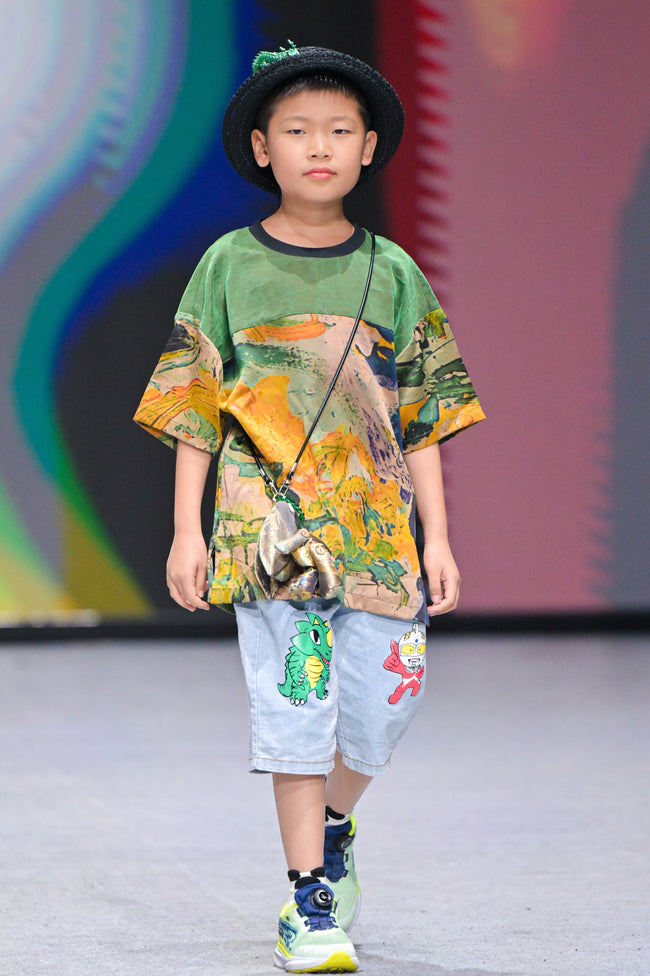Gambiered Canton Silk Kids' T-shirt